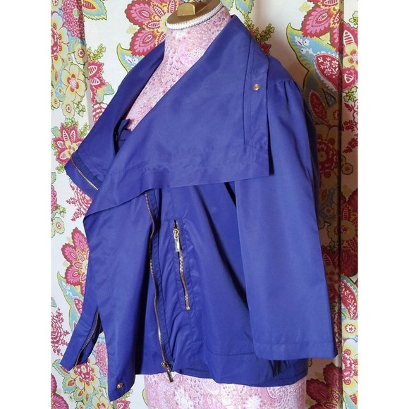 VintageJacket & Cami Set 90's Ravel Zipper Royal Blue 2 piece set Women's Size L - Picture 4 of 9